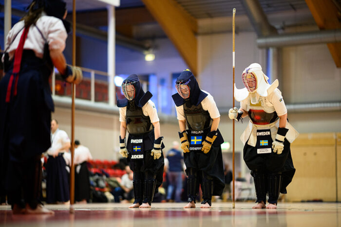 Naginata-EM, shiai damer