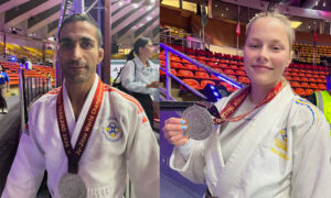 Jujutsu VM silver Arash Hadiha och Alicia Johansson