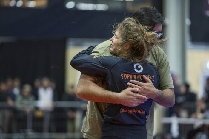 Sophia Nordenö vinnare i Submission wrestling SM, under Kampsportsfestivalen den 13 december 2025 i Stockholm.