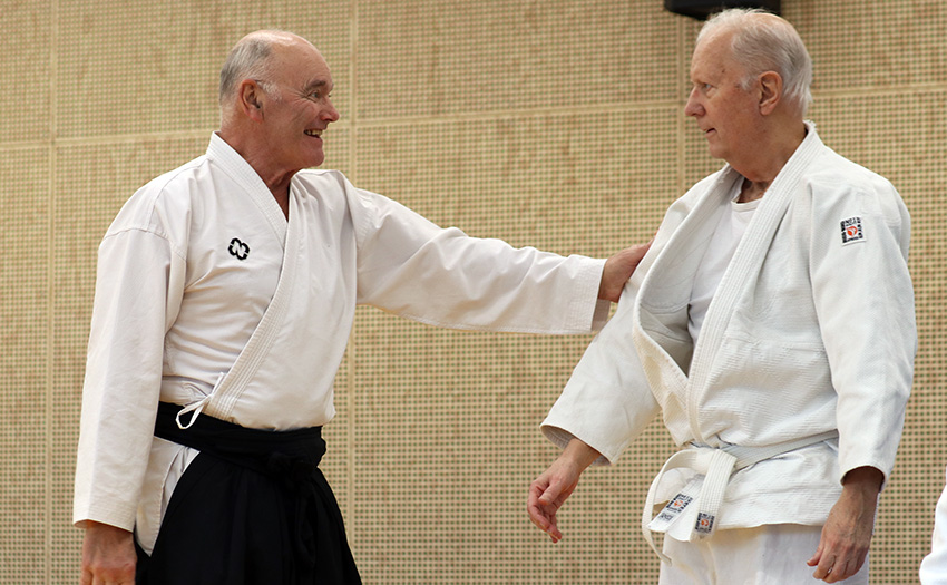 Thomas, aikidoträning