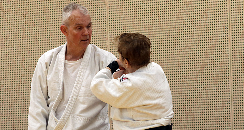 Claes låss, aikido